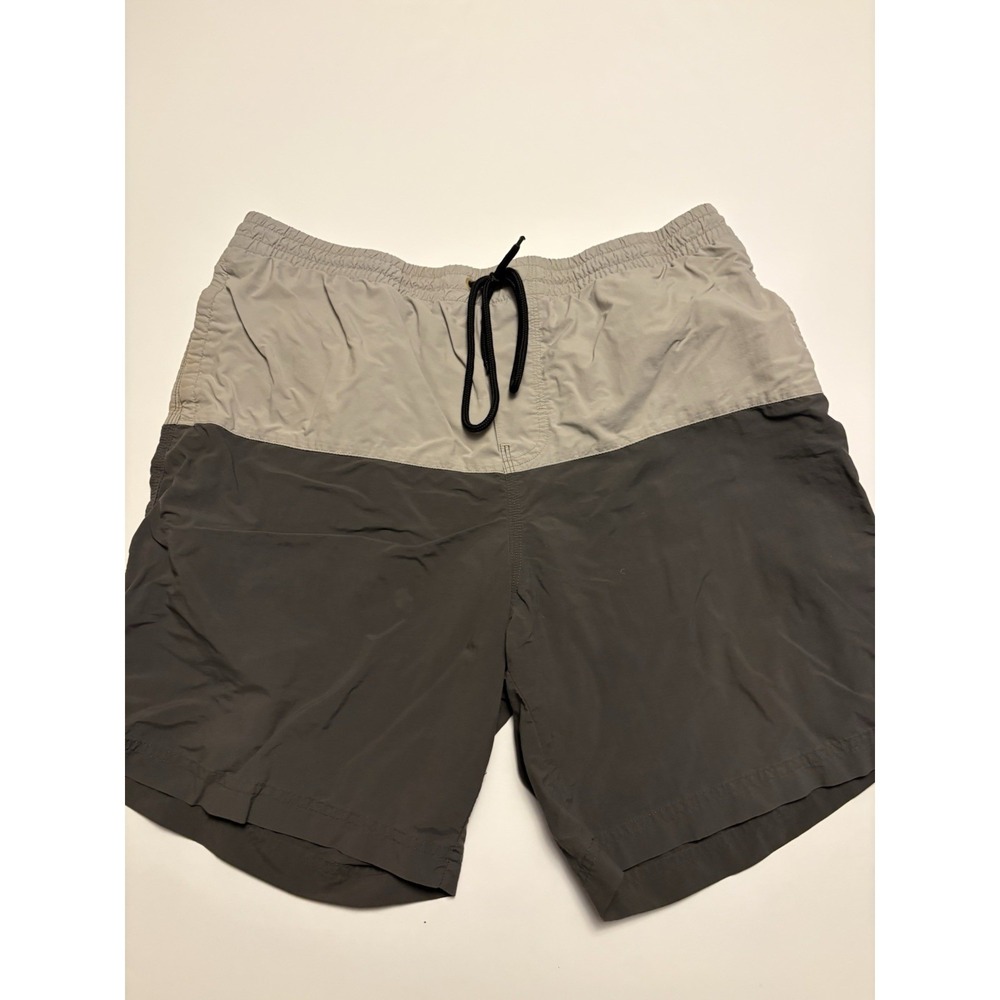 Columbia Mens Two-Tone Gray Elastic Waist Shorts Size 34 Outdoor Athletic Active